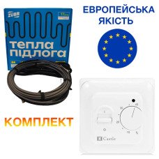 Теплый пол Zubr DC кабель под стяжку 140 Вт 8м Теплый пол Zubr DC кабель под стяжку 140 Вт 8м