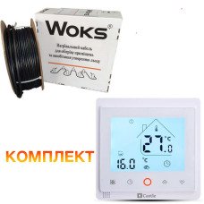 Основное отопление греющий кабель (маркировка) Woks 20T 1185 W 62 м Основное отопление греющий кабель (маркировка) Woks 20T 1185 W 62 м
