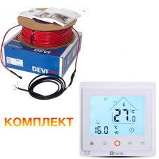 Теплый пол Deviflex кабель в стяжку 18T 2775 Вт 155м (19,4м2) Теплый пол Deviflex кабель в стяжку 18T 2775 Вт 155м (19,4м2)