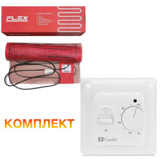 Теплый пол Flex тонкий нагревательный мат EHM-175/0.5 87.5 Вт (0,5*1,0 м) Теплый пол Flex тонкий нагревательный мат EHM-175/0.5 87.5 Вт (0,5*1,0 м)
